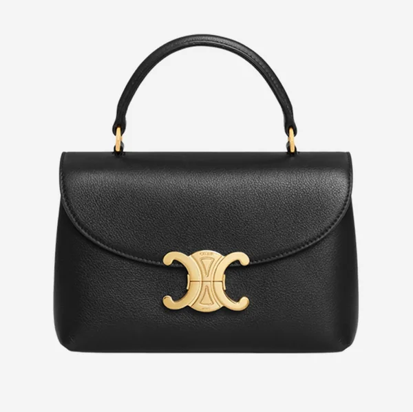 [2개 한정] 셀린느 틴 니노백 서플 카프스킨 블랙