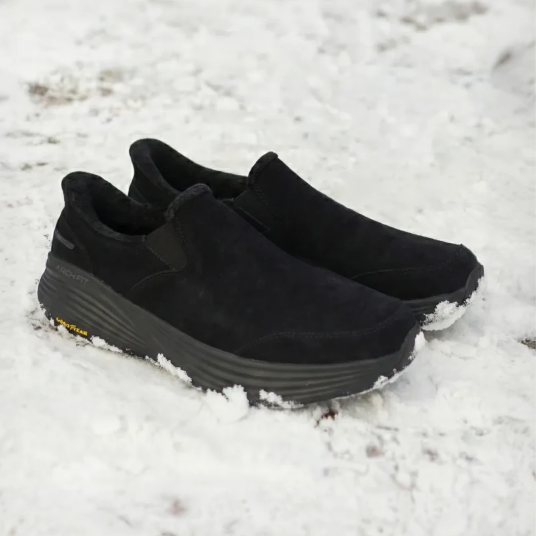 [한정수량] 스케쳐스 고워크 스테빌리티 2.0 슬립인스 블랙 남성(겨울 신발)