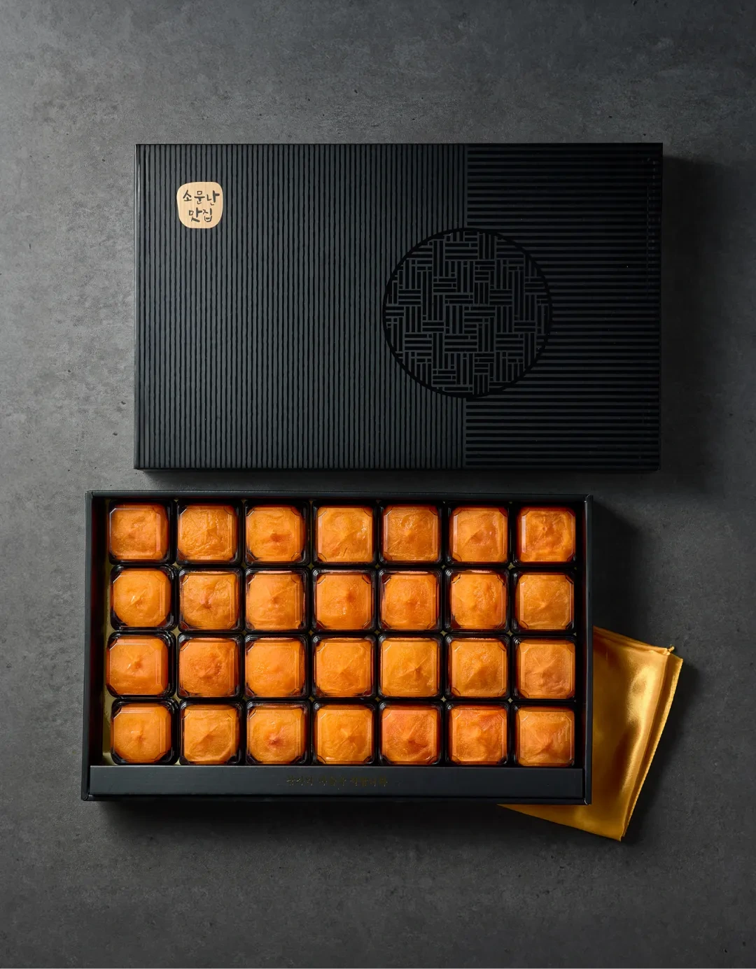 [사전예약][GAP 인증] 청도 반건시 특대과 명절 선물세트 [특대과 80~100g 28입 2.24kg이상] 금보자기 동봉