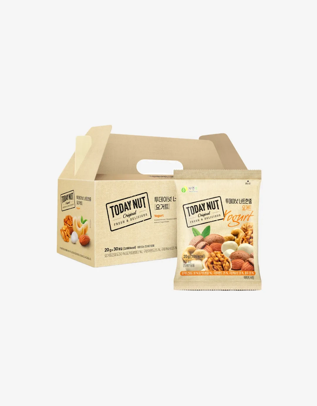 투데이넛 너트한줌 요거트 20g*30개입