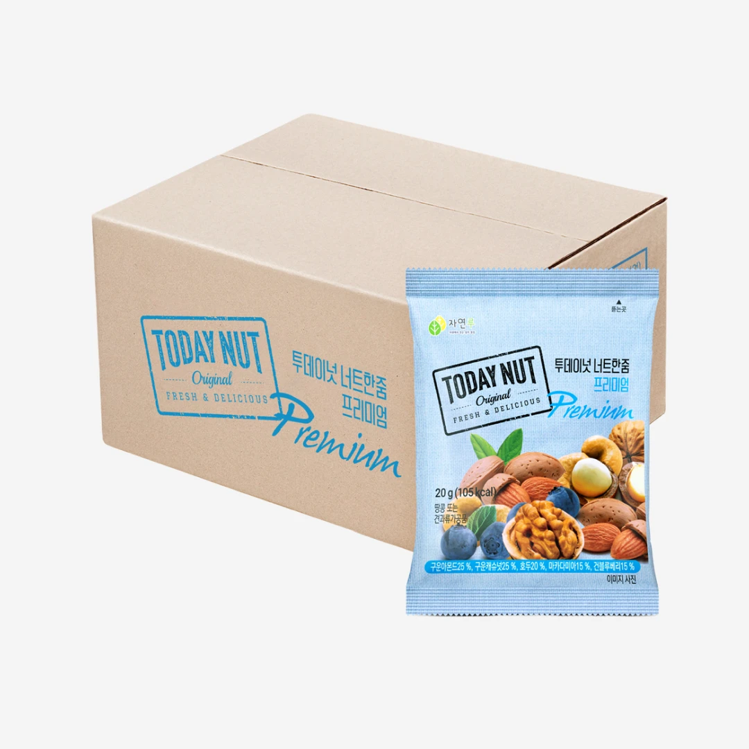 투데이넛 너트한줌 프리미엄 믹스넛 20g*50개입