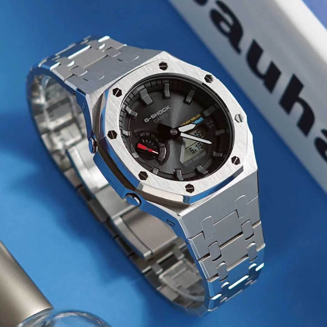 G-SHOCK 오리지널 지얄오크 카시오 메탈 커스텀 시계