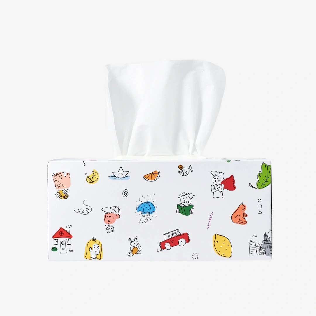 부드러운 미용티슈 (6개입)