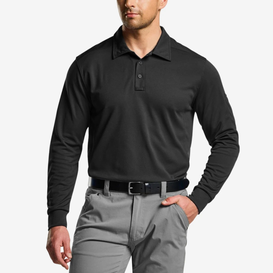 카라 긴팔 티셔츠