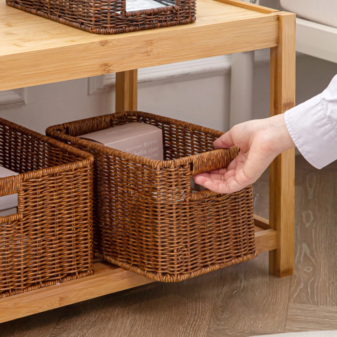 하우스레시피 PP라탄 바스켓 M + L 세트 (3 color)