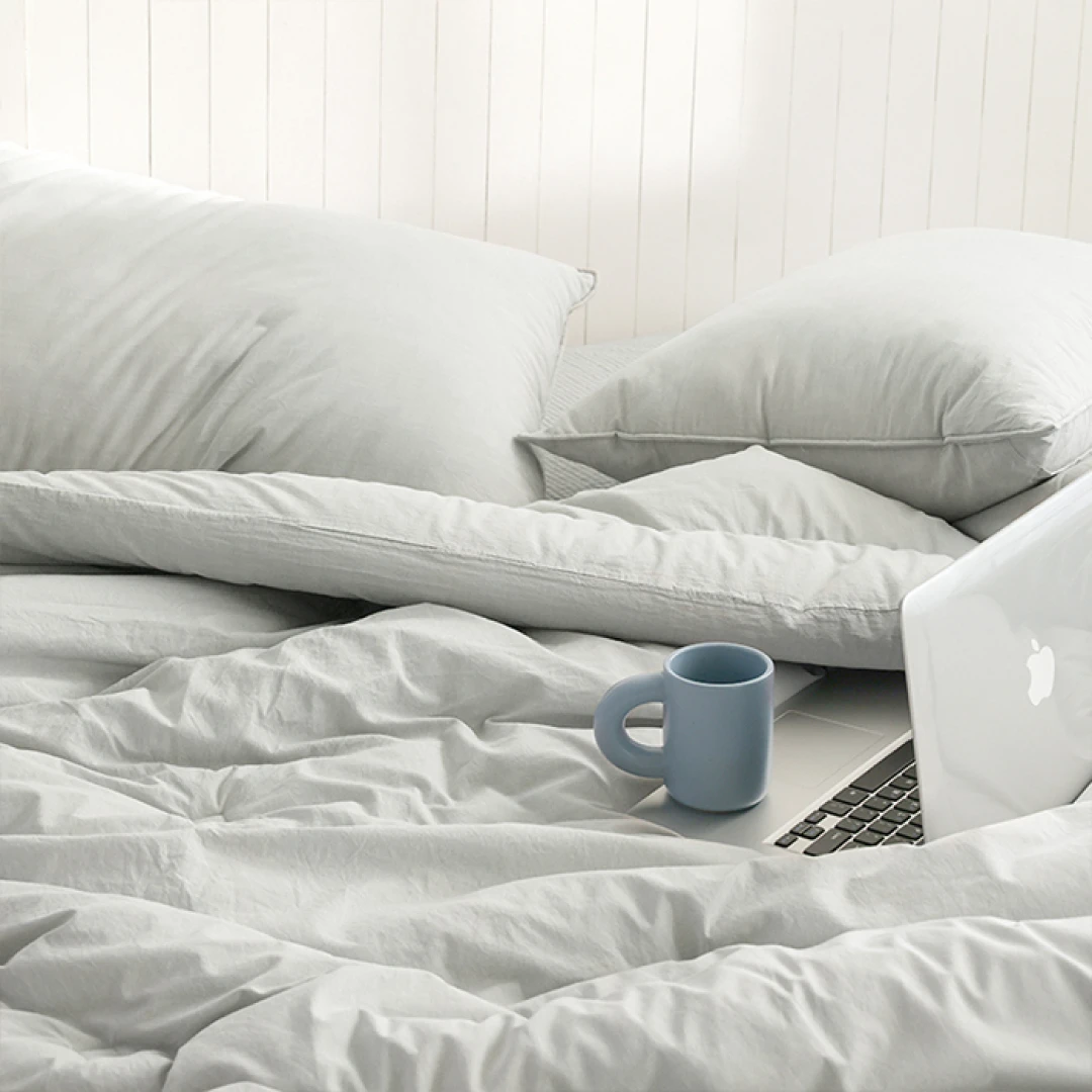 오가닉 순면 60수 차렵이불 (Q/K)