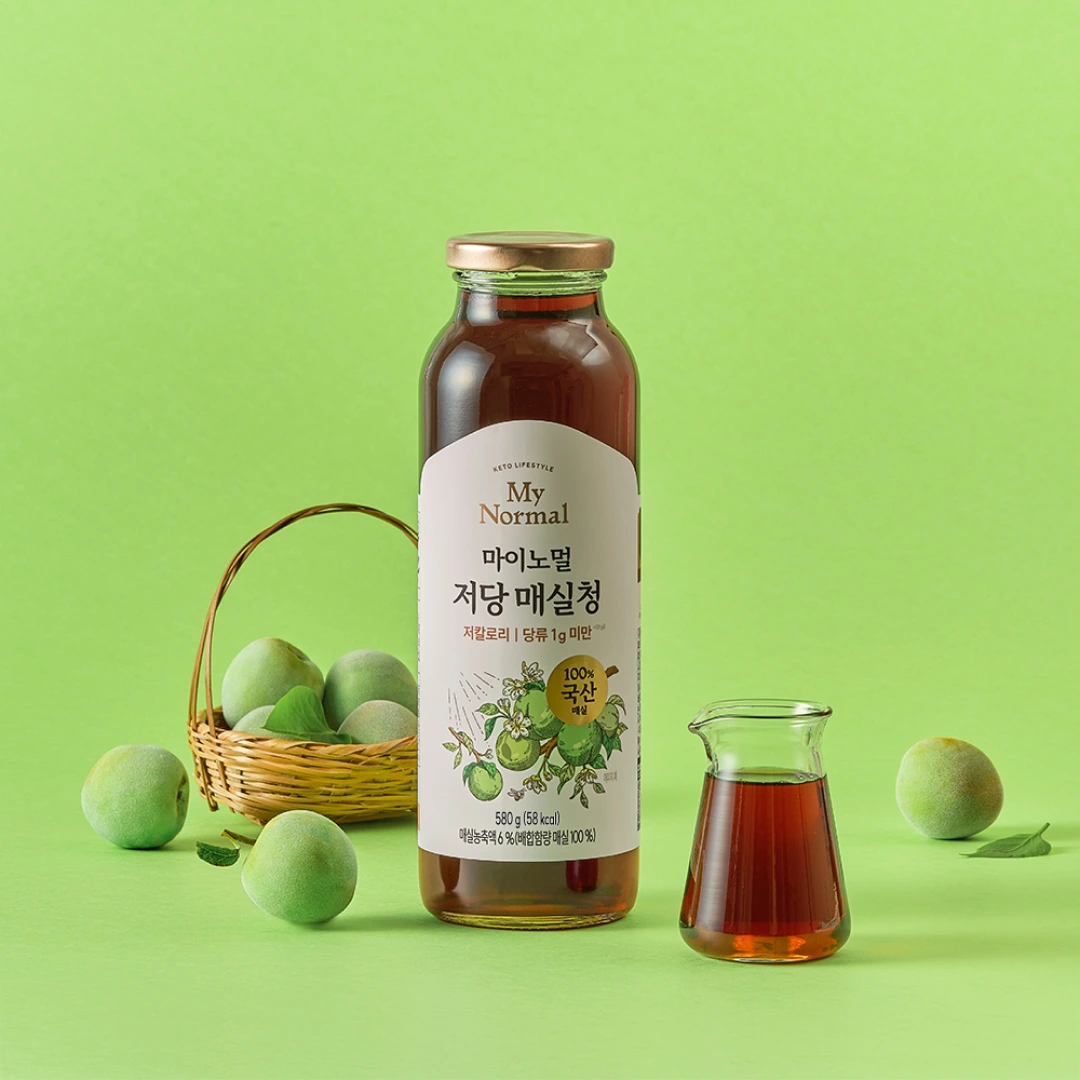 [마이노멀] 100% 국산 매실 저당 매실청, 580g