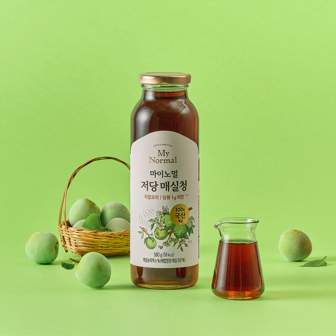 [마이노멀] 100% 국산 매실 저당 매실청, 580g