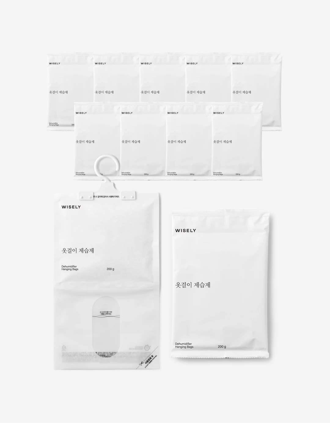 옷걸이형 제습제 200g 10개입