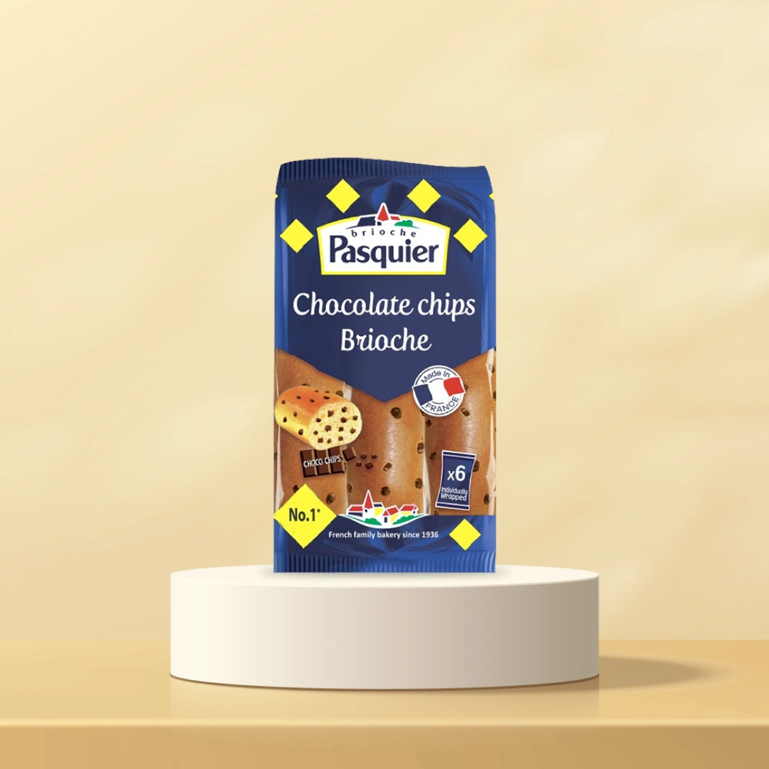 파스키에 초코렛칩 브리오슈 6개입 (냉동) 225g
