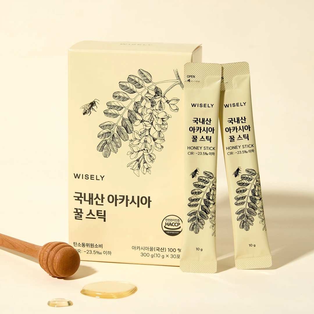 국내산 천연 아카시아 꿀 스틱 10g*30스틱