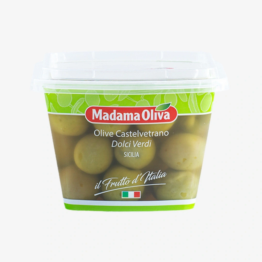 씨 없는 카스텔베트라노 데노치올라테 그린올리브, 480g