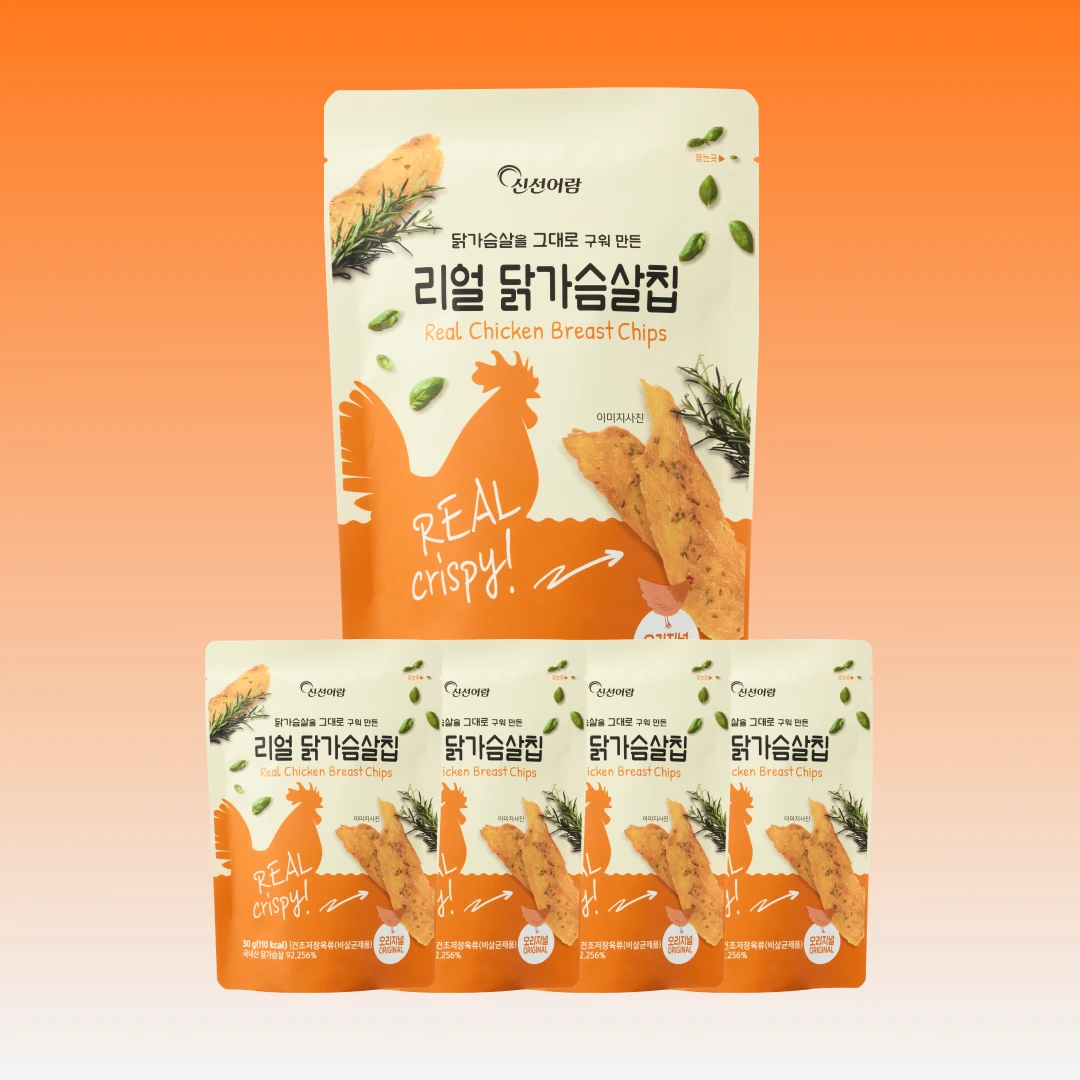리얼 닭가슴살칩 오리지널 30g*5개입