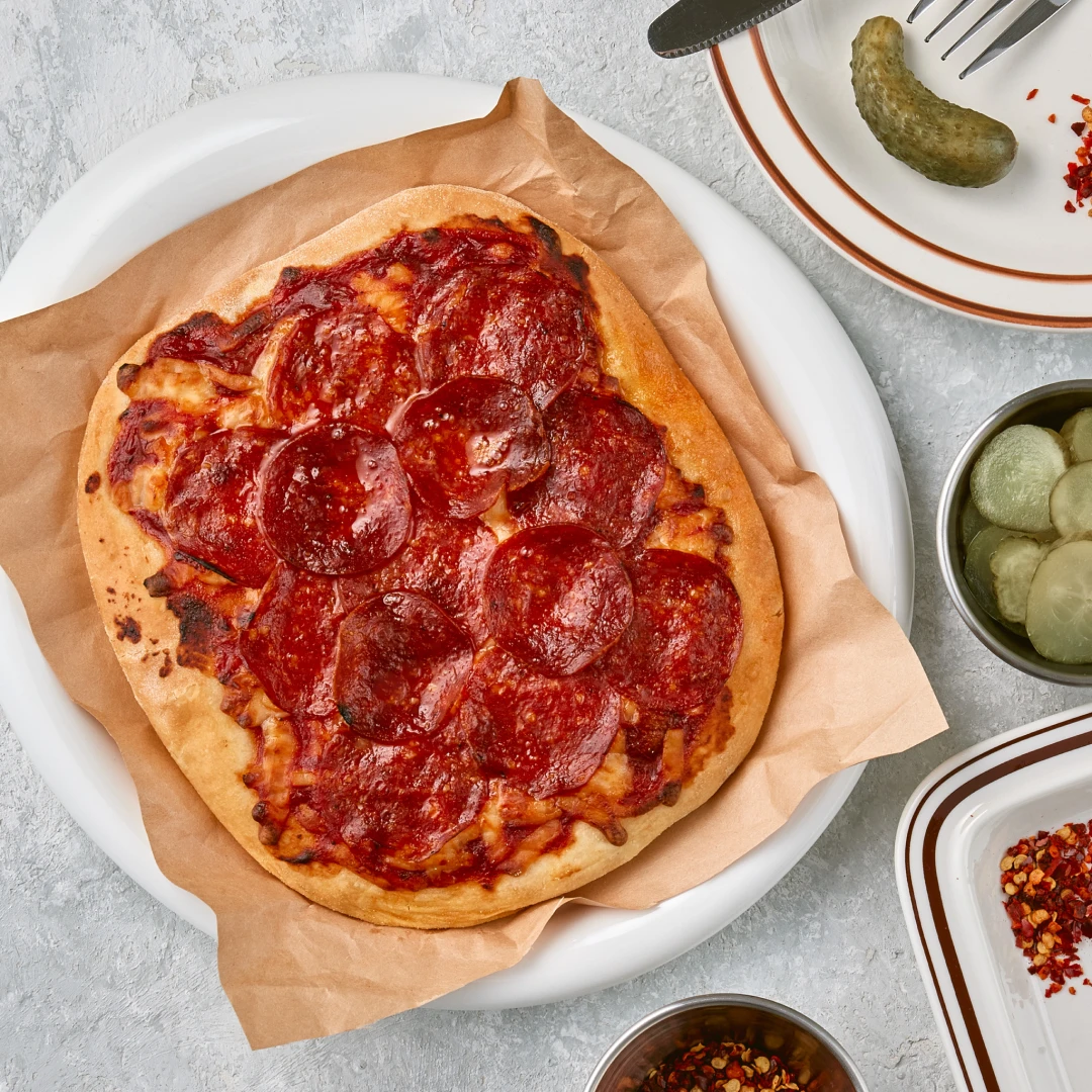 네모피자 더블페퍼로니 245g