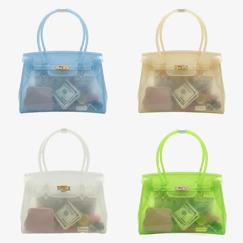 젤리 버킨백 (스카이블루, 옐로우, 화이트, 네온그린)