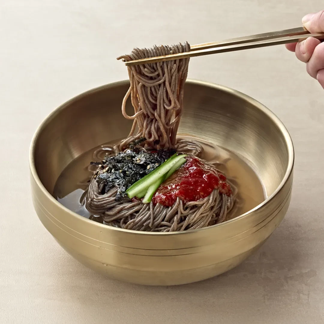 쫄깃탱글한 물비빔 메밀 막국수 2인분(808g)