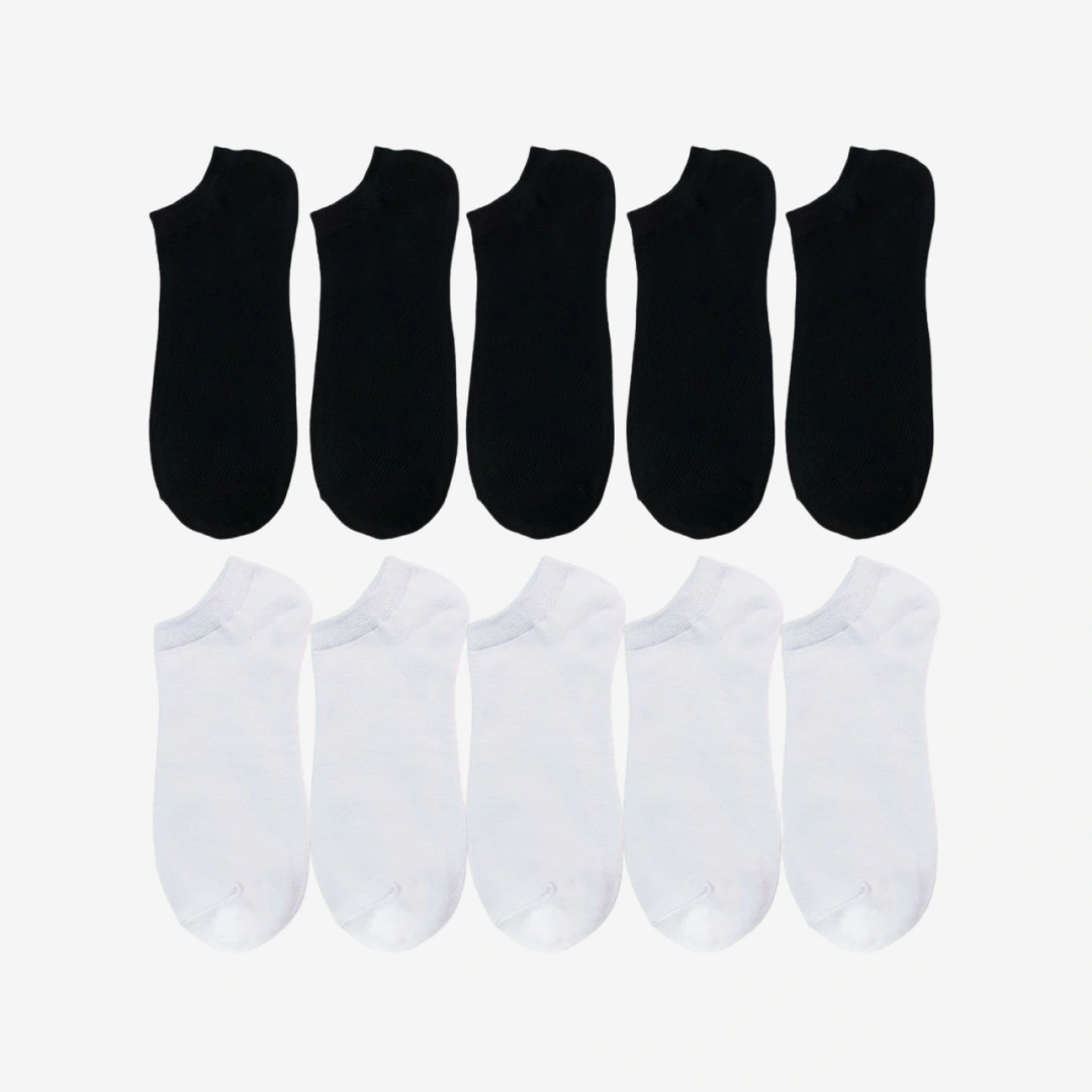 데일리 베이직 스니커즈 양말 10켤레(남녀공용)
