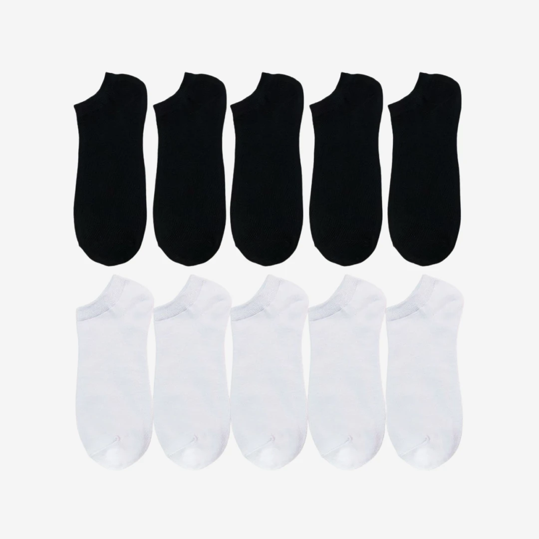 데일리 베이직 스니커즈 양말 10켤레(남녀공용)