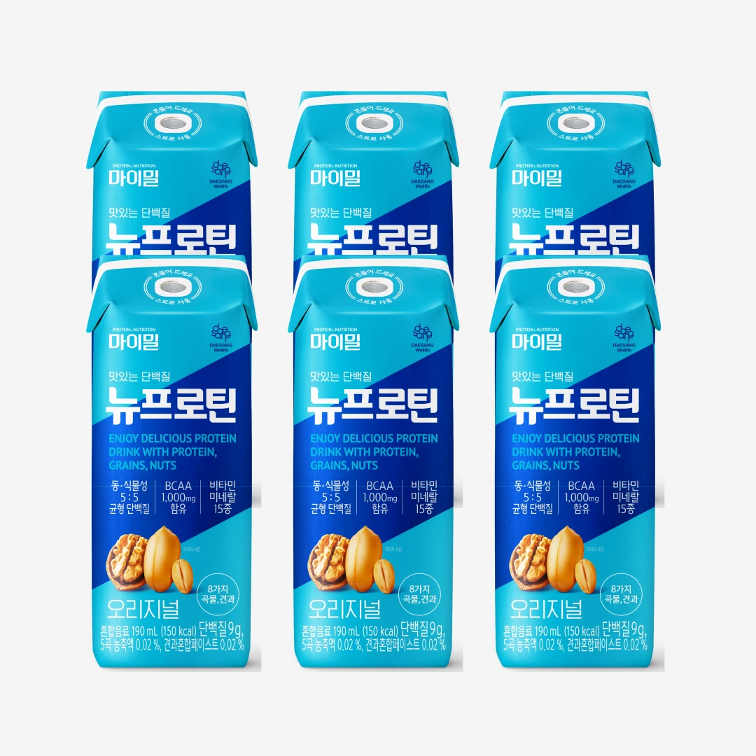 뉴프로틴 드링크 오리지널 190ml 6개