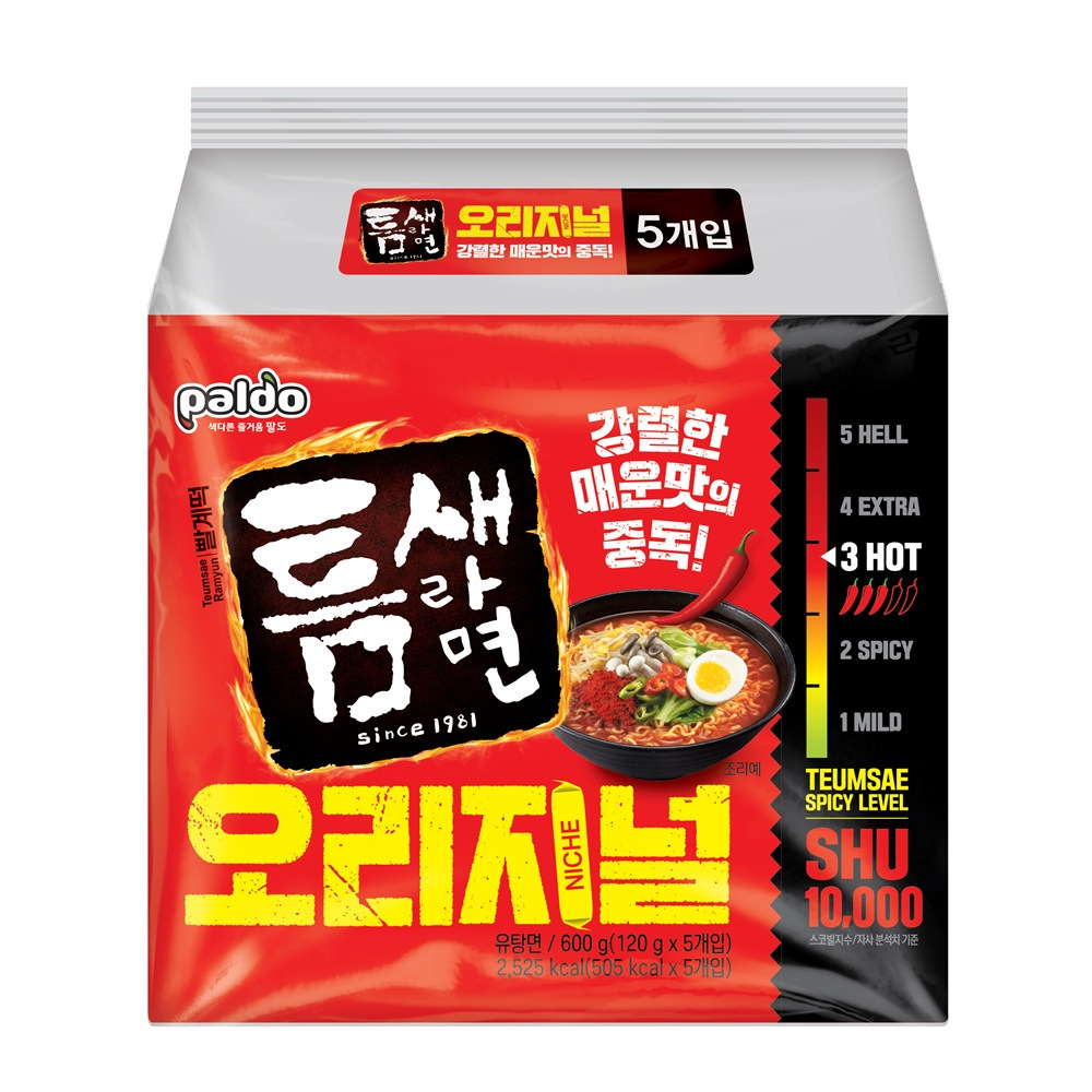 틈새라면 빨계떡 오리지널 120g*5개