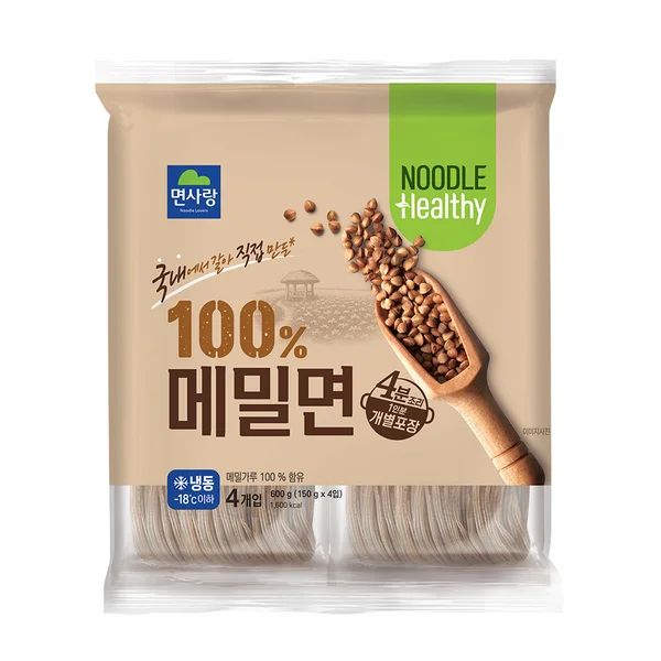 면사랑 100% 메밀면 4개입 600g