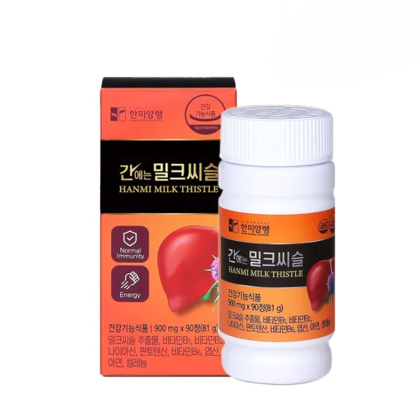 한미양행 간에는 밀크씨슬 900mgx90정