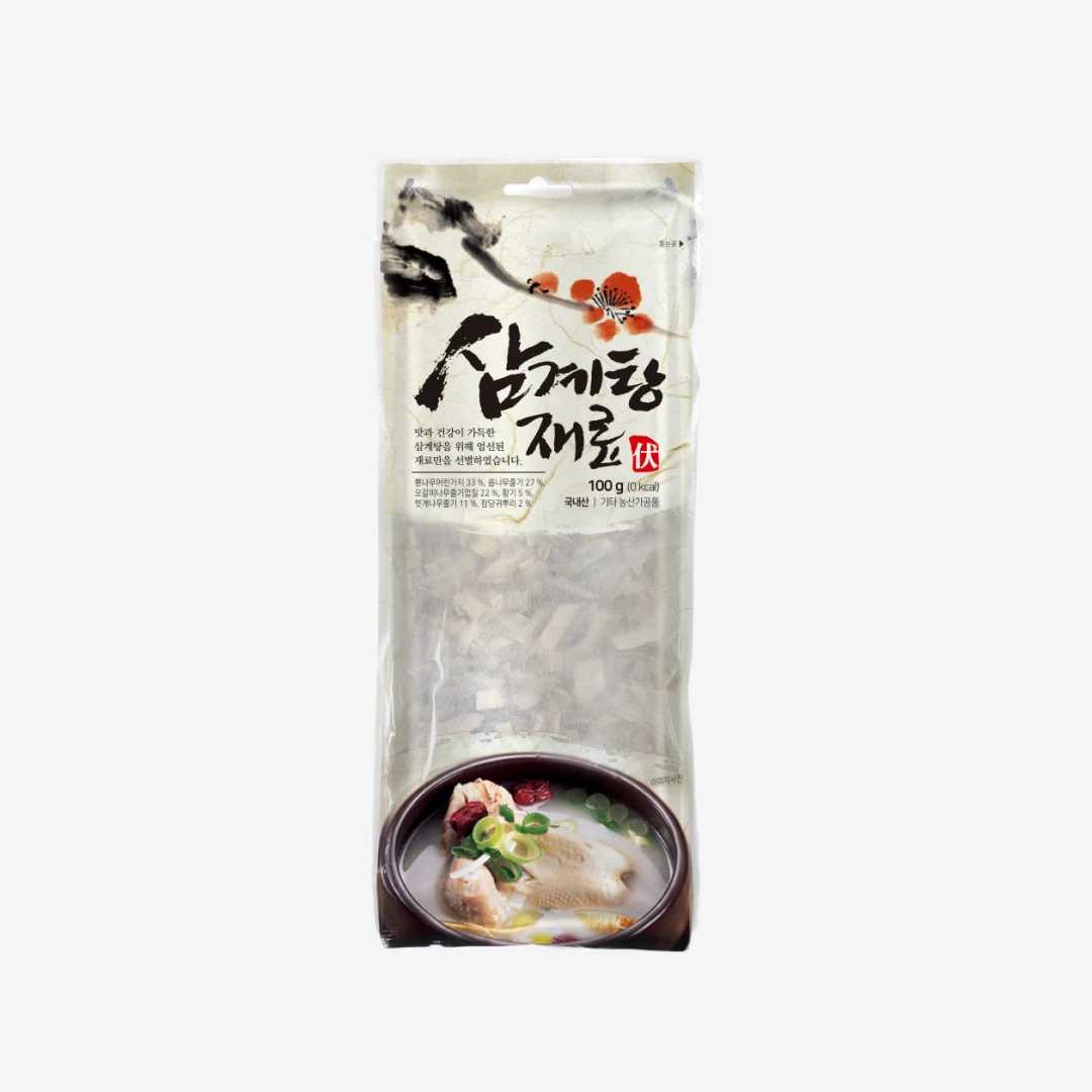 엄선한 삼계탕재료 100g