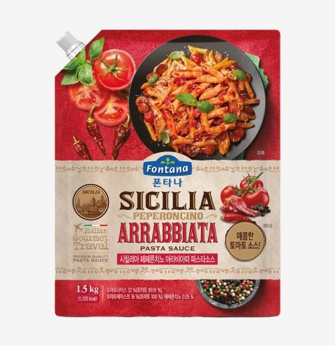 시칠리아 페페론치노 아라비아따 파스타소스 1.5kg