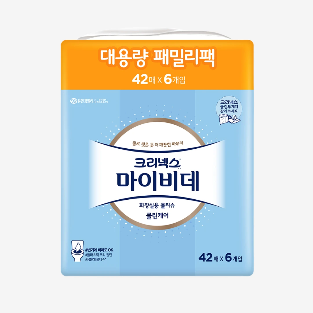 마이비데 클린케어 42매x6