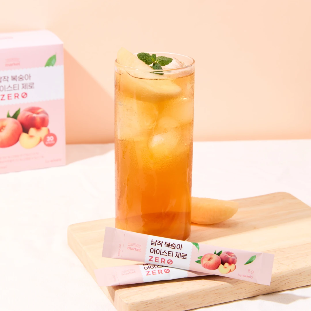 납작 복숭아 아이스티 제로 5g * 30입