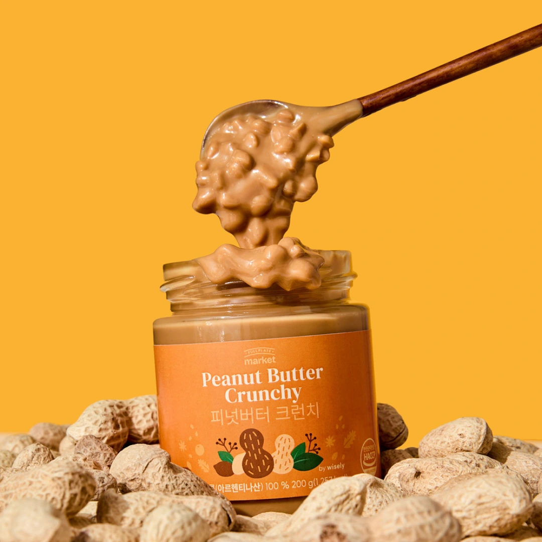 땅콩100% 피넛버터 크런치 200g