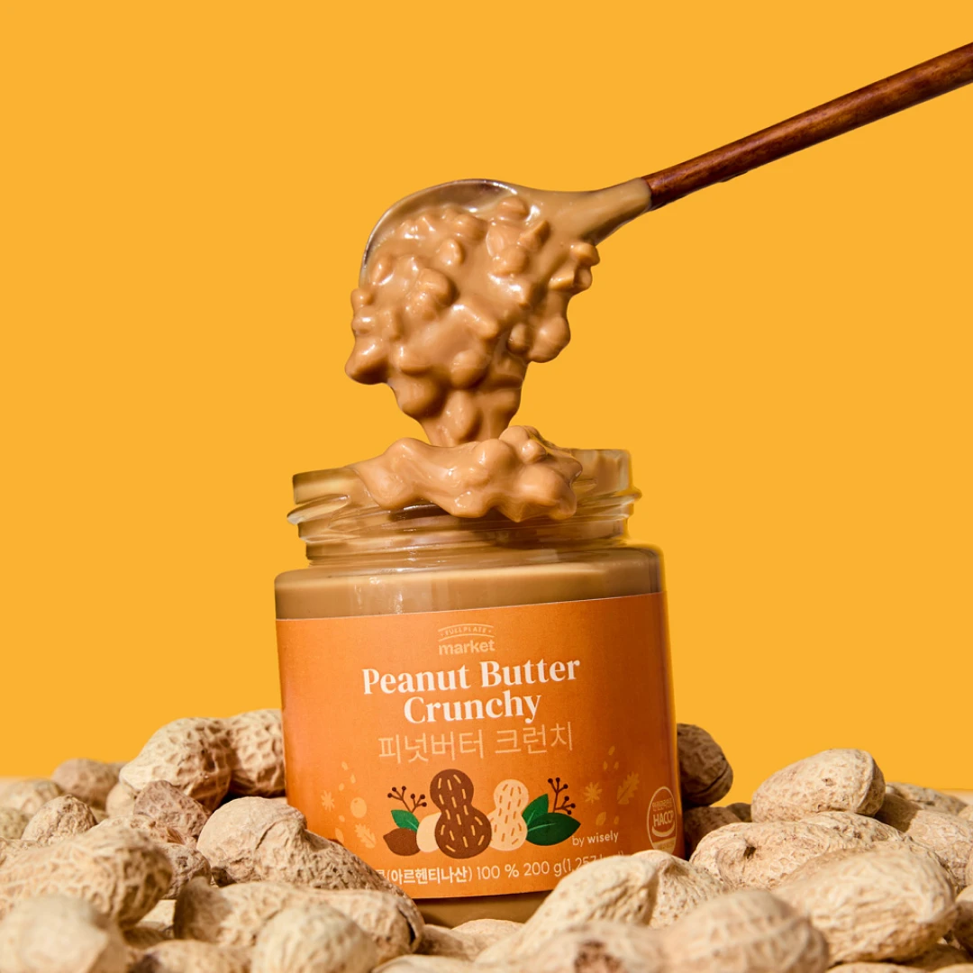 땅콩100% 피넛버터 크런치 200g