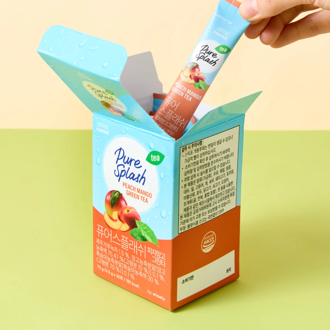 퓨어스플래쉬 피치망고그린티 3.5g*20개입