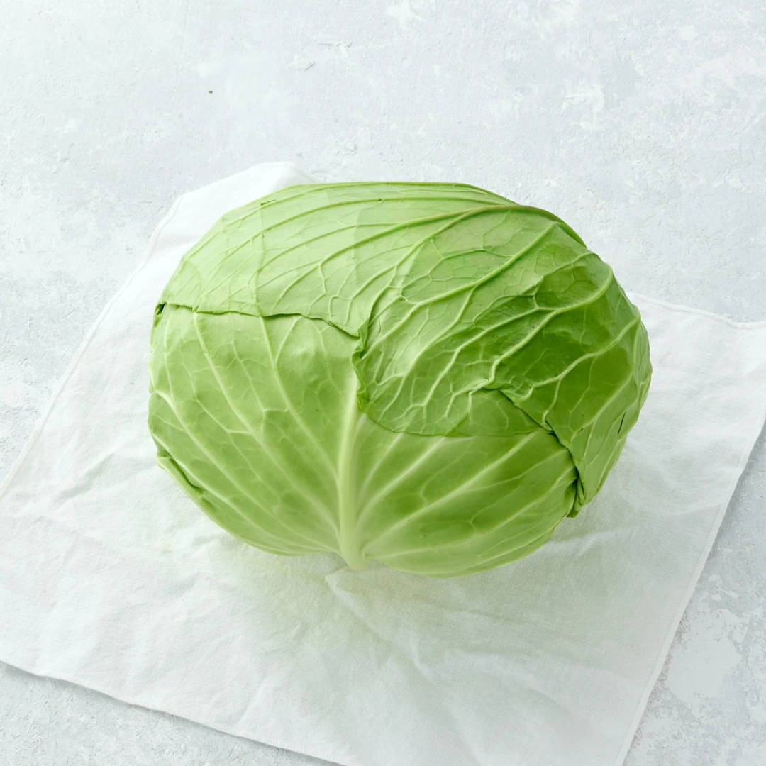 새벽경매 국내산 양배추 1통 (1.2kg 이상)